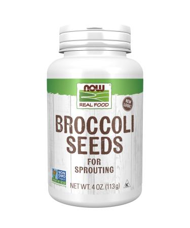 Now Foods Real Food Broccoli Seeds 4 oz (113 g)