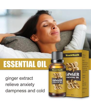 Yueci Ginger Essential Oil - Herbal Slimming & Massage Oil for Soothing Shoulders & Neck | 30ml | International Shipping - Buy Online on GoSupps.com