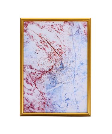 FRCOLOR 1pc Nail Display Board Nail Art Tools Nail Art Wall Holder Fake Display Polish Board Photo Nail Art Display Frame Manicure Holder Showing Rack Wall Bracket Magnet Wooden Pallet 30.5x21.5cm Golden