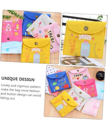 KALLORY Tampon Bag 3pcs - Menstrual Pad Storage Organizer for Women - Napkin Holder & Coin Purse - Buy Online on GoSupps.com