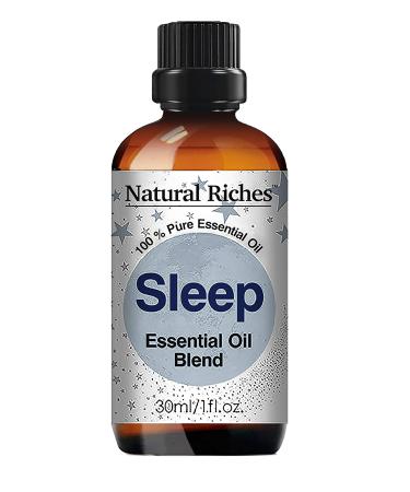 Natural Riches Aromatherapy Good Night Sleep Blend and Calming Essential Oils Pure and Natural Therapeutic Grade - 30ml 1 Fl Oz (Pack of 1)