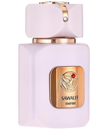 EMPIRE Eau de Parfum 80 mL from the SAWALEF Boutique Range | Vanilla Sandalwood and Soft Leather | Long Lasting with Intense Sillage | Cologne for Men and Perfume for Women | by Swiss Arabian Oud