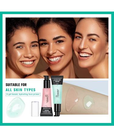 Erinde Power Grip Primer Gel - Hydrating Jelly & Long Lasting Makeup Base | Full Coverage Cosmetics Primer for All Skin Types - Buy Online on GoSupps.com
