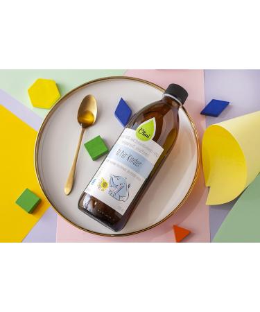 Olini Children's Oil - 500ml Glass Bottle | Cold Pressed Rapeseed & Sunflower Oil | Rich in Unsaturated Fatty Acids | Pure & Untreated - Buy Online on GoSupps.com