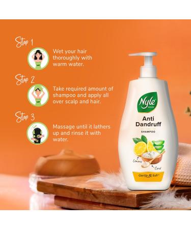 Nyle Anti Dandruff Shampoo 800ml - Effective Hair Care for All Hair Types | International Shipping Available - Buy Online on GoSupps.com