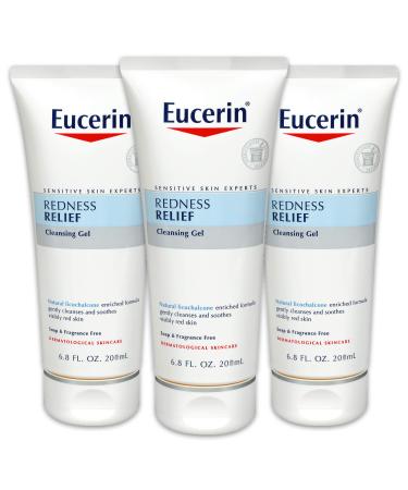 Eucerin Redness Relief Cleansing Gel Fragrance Free 6.8 fl oz (200 ml)