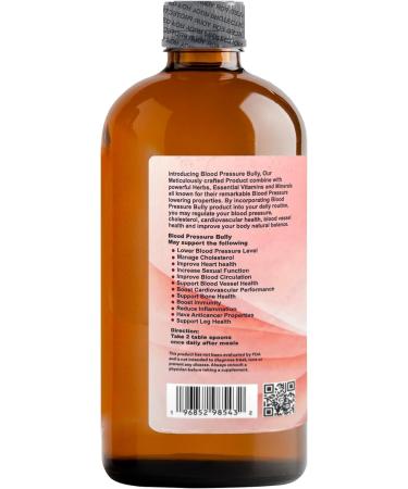 Blood Pressure Bully | Herbal Supplement for Healthy Blood Pressure & Circulation Support | 16 fl oz Blood Pressure Bully 16 Fl Oz (Pack of 1) - Buy Online on GoSupps.com