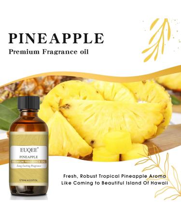 Premium Pineapple Fragrance Oil 60ml - Aromatherapy & DIY Candle Making Essential Oil - Buy Online on GoSupps.com