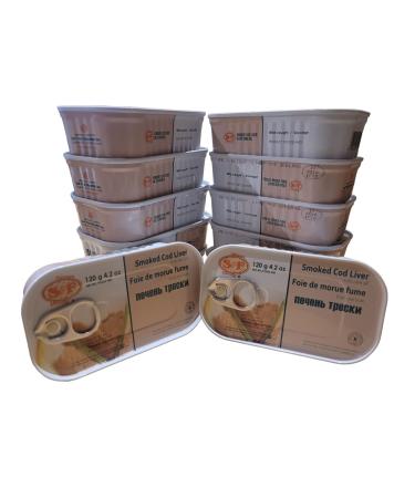 Icelandic Cod Liver in Its Own Oil - 120g - Combo Packs (12)