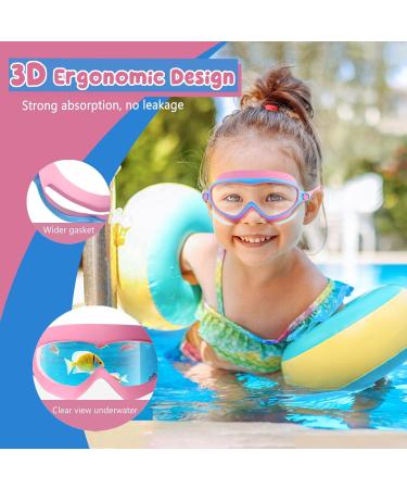 Cooloo Children s Swimming Goggles 2-Pack | UV Protection Adjustable Fits for Ages 4-14 | Pink & Blue - Buy Online on GoSupps.com