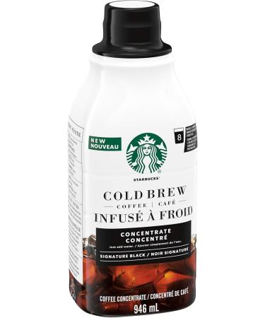 Starbucks Cold Brew Coffee Concentrate Signature Black 6 X 946 ML Bottles 6 Count Chocolate 6 count (Pack of 1) - Buy Online on GoSupps.com
