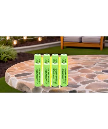 Buy Ni-Mh AA 600mAh 1.2V Rechargeable Batteries for Outdoor Solar Lights - 4 Pack - Buy Online on GoSupps.com