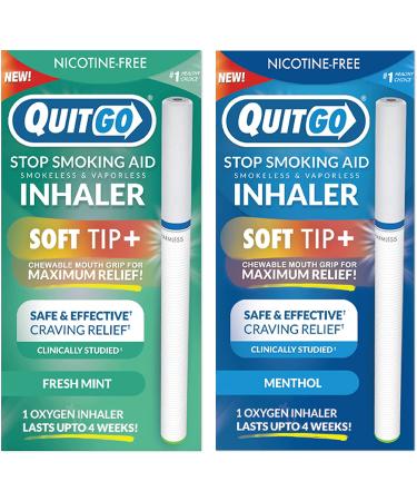Smoke-Free Oxygen Inhaler for Quitting Smoking - Nicotine-Free Cinnamon Menthol Variation Pack - Stop Smoking Support - Buy Online on GoSupps.com