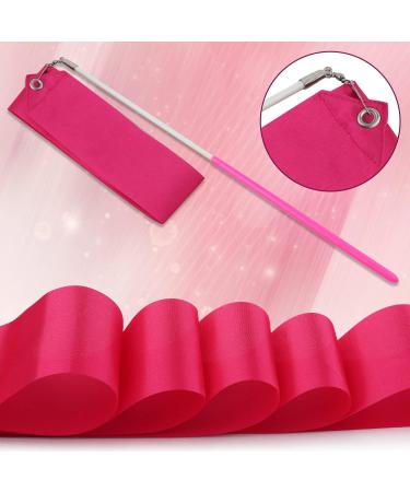 AIEX 2pcs Gymnastics Ribbons - 78.7 Dance Ribbon Dancer Streamers for Kids Girls - Rose Red - Buy Online on GoSupps.com