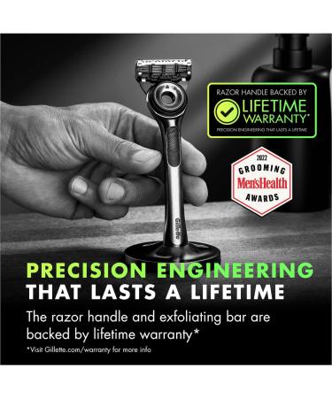GilletteLabs Men's Razor Shaving Kit - Handle, 2 Refills & Magnetic Stand - Buy Online on GoSupps.com
