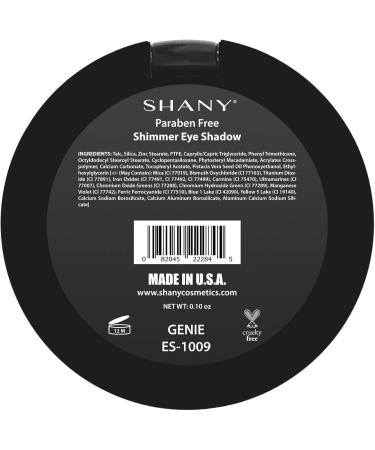 SHANY Paraben Free Silky Shimmer Eye Shadow Genie - Buy Online on GoSupps.com