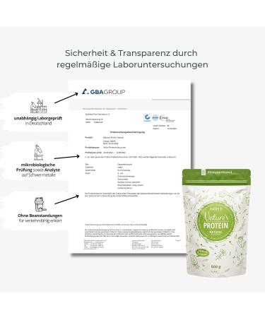 Nutri + Natural protein powder Neutral without sweetener 500g - 84.8% protein - lactose free drink - in shake or for baking - - Buy Online on GoSupps.com