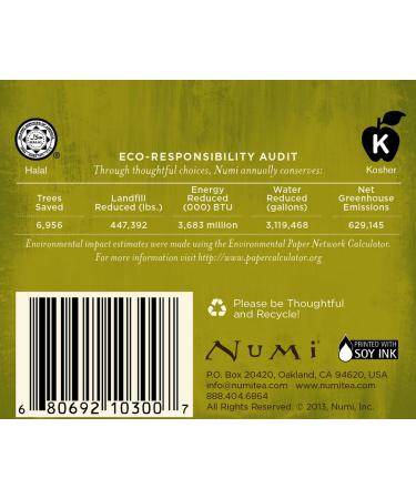 Numi Teas Organic Rice Green Tea | Premium Quality & Flavor - Buy Online on GoSupps.com