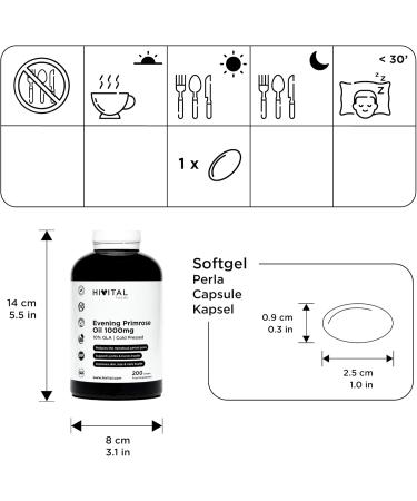 Nighting Cup Oil 1000 mg - Cold Pressed Softgel Capsules | 200 Count | Hormone Balance & Healthy Joints Skin Hair & Nails | 10% Omega-6 GLA - Buy Online on GoSupps.com