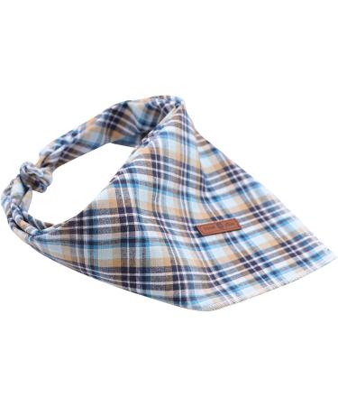 Lionet Paws Dog Bandana | Triangular Headscarf & Towel for Small to Large Dogs | Light Blue - 1 Pack - Buy Online on GoSupps.com