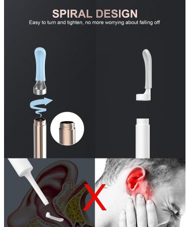 3-in-1 Smart Ear Wax Removal Tool with Camera - Ear Cleaner Kit Endoscope Otoscope for iPhone, iPad & Android - Waterproof Ear Scope with Light (Black) - Buy Online on GoSupps.com