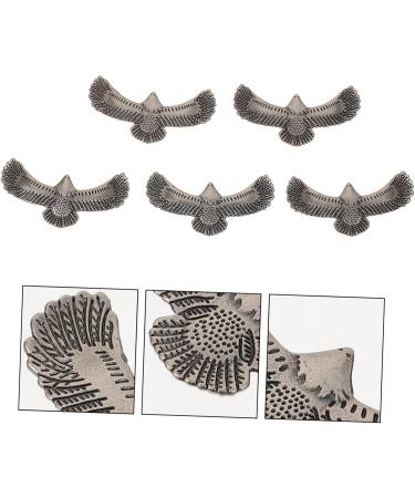 EXCEART Bag Making Supplies 5pcs Rivet Silver Accessories Brass Fittings Leather Kit Leather Rivets Screw Round Head Button - Buy Online on GoSupps.com