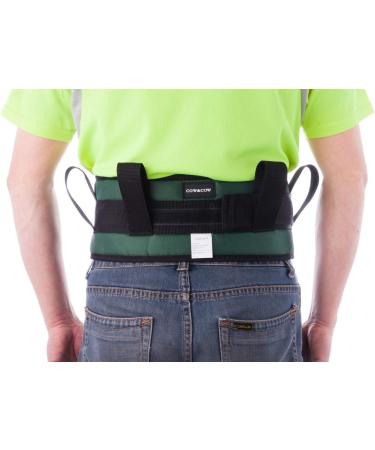 COW&COW Padded Gait Belt with 4 Handles and Quick Release Buckle 5.5 Black Large - L/40-60 - Buy Online on GoSupps.com