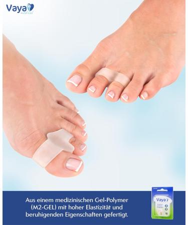Vaya Medical Toe Spreader - Double Ring Overlapping Toe Correction - Smart Gel - Size L/XL - Buy Online on GoSupps.com