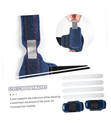 Healifty Finger Splints Set - Thumb Toe Strap Bandage Tape Holder, Herringbone Sponge Composite Cloth, Aluminum Alloy - Ideal for Broken Toe - Buy Online on GoSupps.com