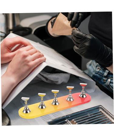 POPETPOP 4 Sets Nail Practice Holder Nail Painting Stand Nail Art Artificial Topiary Trees Decorative Nail Display Nail Decor Creative Nail Stands Beauty Plastic Suite Oval - Buy Online on GoSupps.com