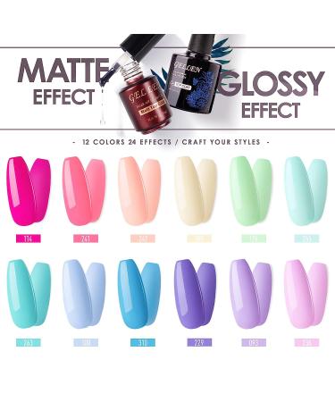 Gellen Gel Nail Polish Kit with 72W UV Led Light - Summer Candy Princess Collection - Buy Online on GoSupps.com