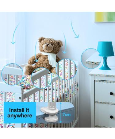 Burnnove Babyphone Holder - Universal Baby Monitor Camera Mount for Optimal Viewing & Stability - Buy Online on GoSupps.com