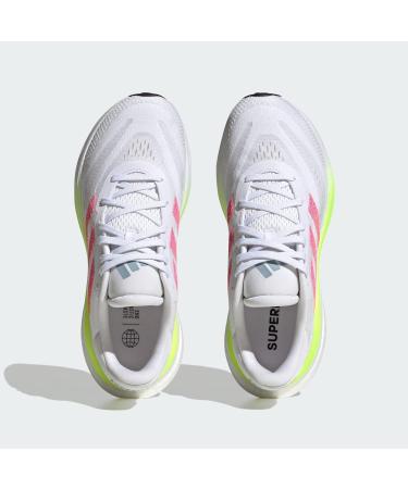 Buy adidas Women's Supernova 3 Running Shoes - Ftwr White/Lucid Pink/Wonder Blue - Size 39 1/3 EU - International Shipping Available - Buy Online on GoSupps.com