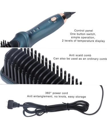 2-in-1 Electric Hair Straightener & Curling Iron - Intelligent Hair Styling Comb for Women - Buy Online on GoSupps.com