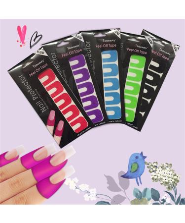 Hacoly Colored Nail Protector Tapes - Premium Latex Nail Polish Skin Cover for Perfect Finger Protection | Prevents Contamination - Buy Online on GoSupps.com