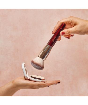 BK BEAUTY Large Buffer & Round Foundation Brush Set - 2PC | Professional Makeup Brushes for Liquid Cream Powder & Blush | Premium Tools for Flawless Application - Buy Online on GoSupps.com