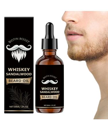 Softening Beard Oil Natural Moisturizing Softener Oil for Facial Hair and Thick Mustaches Men's Daily Care Morning Shower Styling Travel