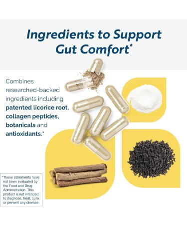 Researched Nutritionals RenewGut - GI Complex to Support Gut Lining, Healthy Histamine Levels & Digestive Health - Collagen Peptides, Zinc Carnosine, DGL & N Acetyl Glucosamine (120 Capsules) - Buy Online on GoSupps.com