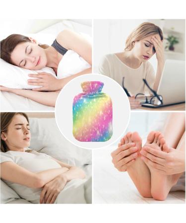 Rainbow Galaxy Hot Water Bottle 2L | Pain Relief & Bed Warmer | Ideal for Headaches & Feet Heating - Buy Online on GoSupps.com
