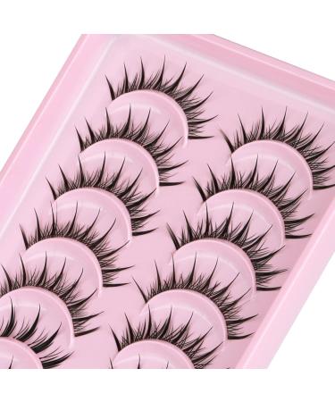 Manga Lashes Natural Look Anime 3D Asian Eyelashes - GVEFETIEE 10 Pairs - Buy Online on GoSupps.com
