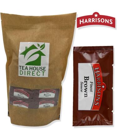 Harrisons Brown Sauce Packets | Flavorful Versatility at Your Fingertips | 350 Sachets - Buy Online on GoSupps.com