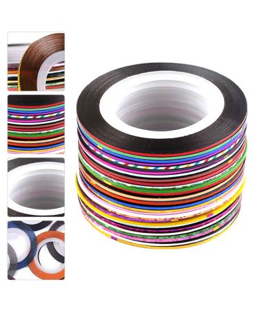 Minkissy Nail Striping Tape Line Stickers - Set of 60 Rolls for DIY Nail Art - Buy Online on GoSupps.com