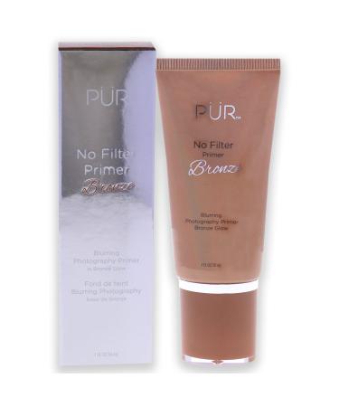 Pur Minerals Cosmetics No Filter Primer Blurring Photography Primer Bronze Glow  1 Fl Oz