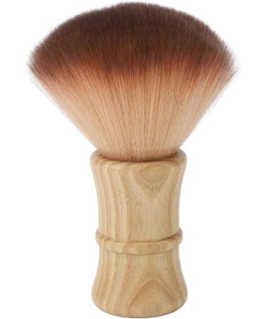 Hair Cutting Neck Dust Brush Home Salon Barber Nylon Hair Wooden Handle Face Neck Hair Dust Cleaning Brush - Buy Online on GoSupps.com