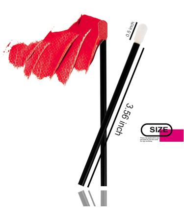 Farsa Life 300 pcs Disposable Lip Brush Wands Lipstick Applicator Make up Cosmetic Brush Lint Free Applicators & Lip Gloss Applicator Tool in Black Color - Buy Online on GoSupps.com