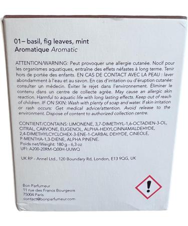 Buy Basil Fig Mint Leaf Candle 180g - Paris Scented Candle | International Shipping Available - Buy Online on GoSupps.com