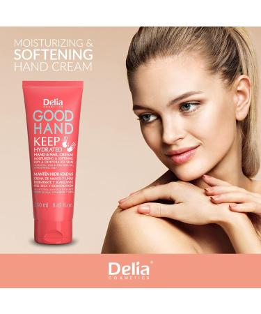 Delia Cosmetics Good Hand Cr me | Moisturizing Hand & Nail Cream with Shea Butter & Soybean Oil for Dry Skin | 250ml - Buy Online on GoSupps.com