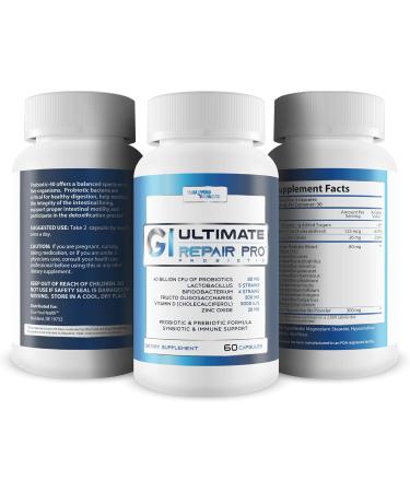 Gut & GI Ultimate Repair Pro Probiotic - Our Best Gut Probiotics for Full Probiotic GI Gut & Vag Support - Probiotic Vag Health - Women s Probiotics for Gut Health and Vag Health - Vag Probiotics - Buy Online on GoSupps.com