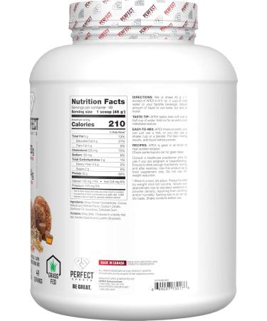 Buy PERFECT Sports APEX Grass-Fed 100% Pure Whey Protein 5LB - Chocolate Peanut Butter - Premium Quality Worldwide Shipping - Buy Online on GoSupps.com