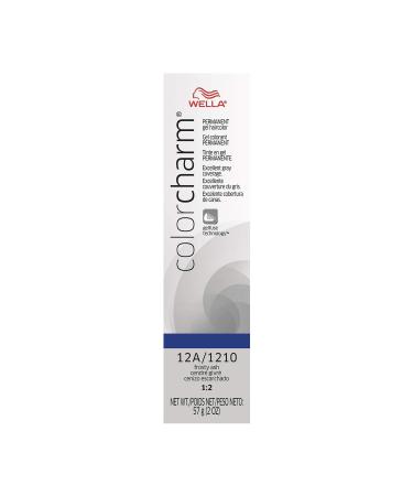Wella ColorCharm Permanent Gel Haircolor  With Long Lasting Gelfuse  Technology  For Gray Coverage  Brown Tones 12A Frosty Ash 1